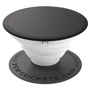 PopSockets: Expanding Stand and Grip for Smartphones and Tablets (Black/White/Black)