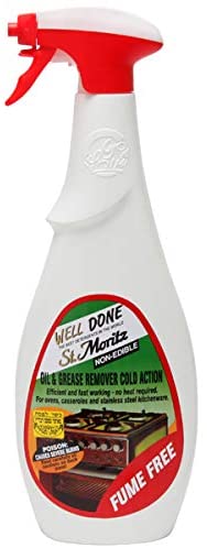 Well Done St.Moritz Oven Cleaner 27Oz (750Ml) Fume Free Pack (3)
