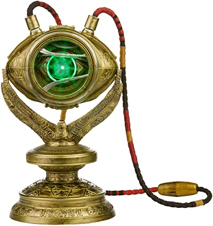 Marvel Legends Series Doctor Strange Premium Role Play Eye of Agamotto Electronic Talisman Adult Fan Costume and Collectible, Ages 14 and Up