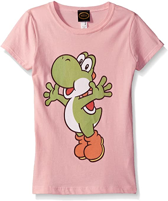 Nintendo Girls' Super Mario Yoshi Icon Graphic Tee