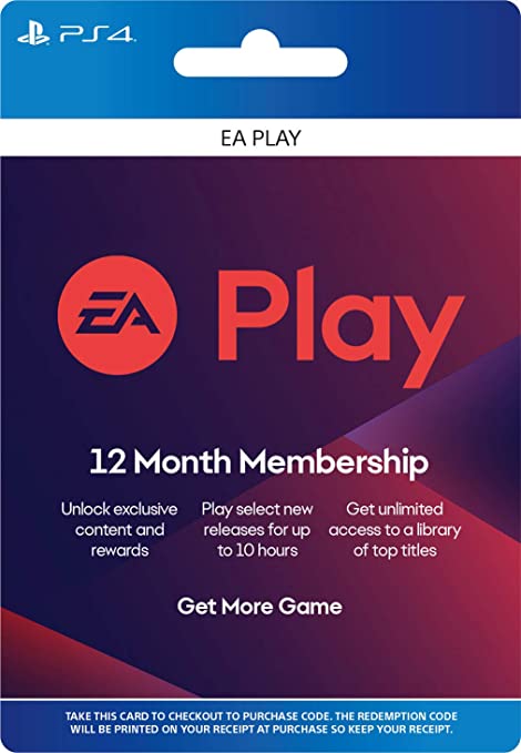 EA Play 12 Month Subscription – [PS4 Digital Code]