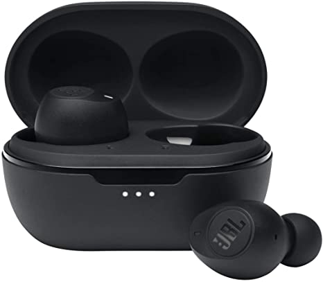 JBL Tune 115TWS True Wireless In-Ear Bluetooth Headphones with up to 21 Hours of Combined Battery Life - Black