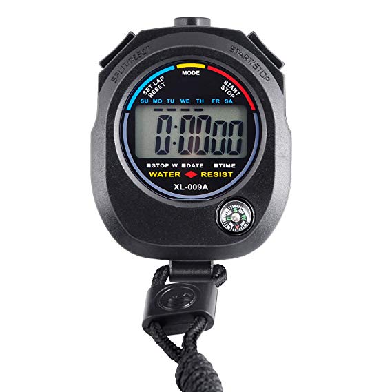 Kingl Digital Stopwatch Timer - Interval Timer with Large Display …