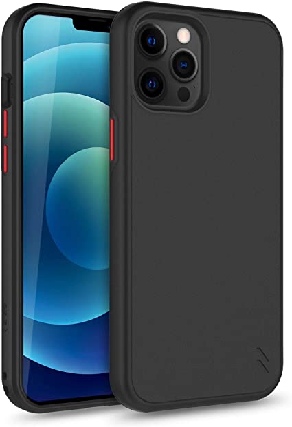 ZIZO Division Series for iPhone 12 / iPhone 12 Pro Case - Sleek Modern Protection - Black