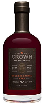 Crown Maple Bourbon Barrel Aged Maple Syrup, 12.7 Ounce