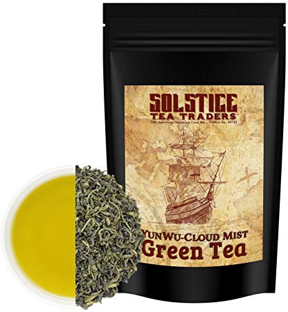 Yun Wu Cloud Mist Green Tea Loose Leaf (8-Ounce Bulk Bag); Unique Microclimate High Altitude Tea