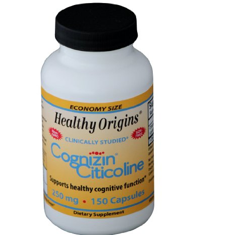 Healthy Origins Cognizin Citicoline, 250 Mg, 150 Count
