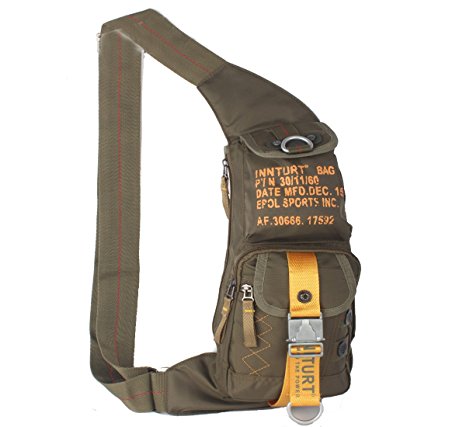 Innturt Nylon Sling Bag Daypack Chest Bag Messenger Backpack Outdoor