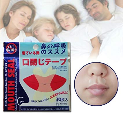 Sleep Strips by WUKESI Advanced Gentle Mouth Tape to Prevent Mouth Breathing, Tape Closed Mouth to Stop Snoring 4 Lot -120Pieces