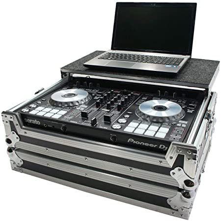 Harmony HCDDJSRLT Flight Glide Laptop Stand Tray DJ Custom Case Compatible with Pioneer DDJ-SR2 Controller (V2)