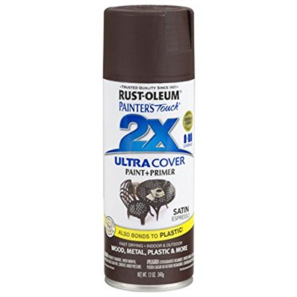 Rust-Oleum 249081 Painter's Touch Multi Purpose Spray Paint, 12-Ounce, Satin Espresso