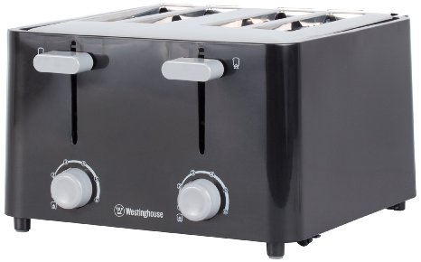 Westinghouse WT4201B 4 Slice Toaster, Black