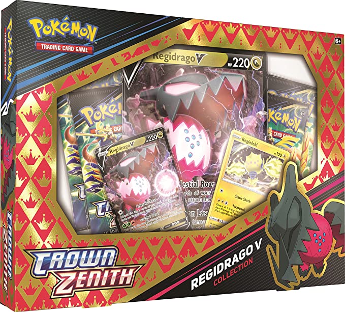 Pokémon TCG: Crown Zenith Collection - Pokémon V Regieleki or Regidrago