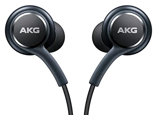 Official Galaxy S8 InEar Headphones EO-IG955BSEGW Tuned by AKG Remote Mic Earphones- Titanium Grey