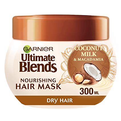 Garnier Ultimate Blends Coconut Milk Dry Hair Treatment Mask, 300 ml