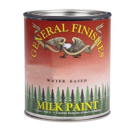 General Finishes PAW Milk Paint, 1 pint, Antique White