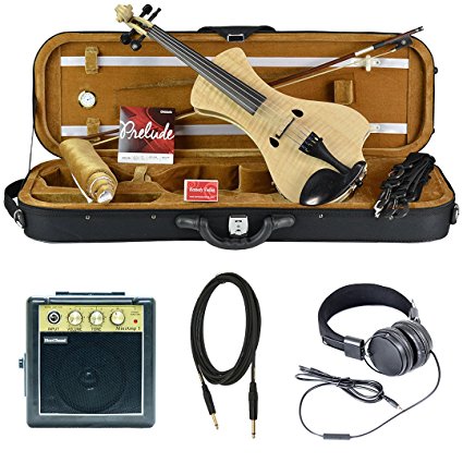 Bunnel NEXT Electric Violin Outfit Natural Flame Amp Included