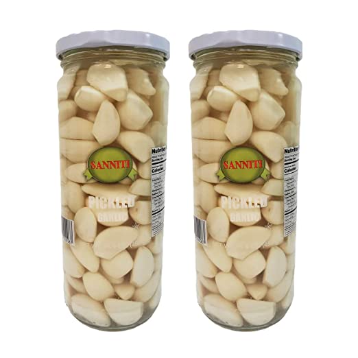 Sanniti Spanish Pickled Garlic, 15.9 Ounces (Pack of 2)
