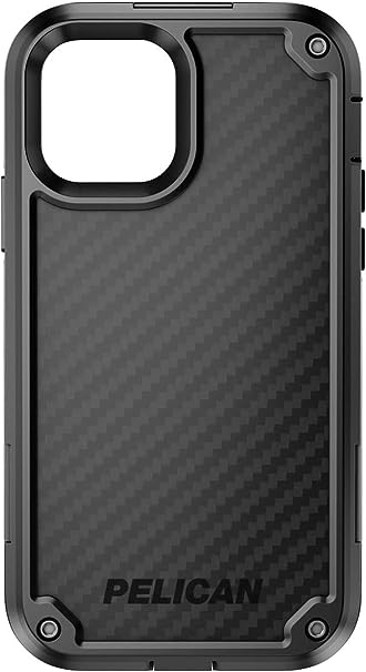 Pelican iPhone 11 Pro/XS/X Case, Shield Case - Military Grade Drop Tested – Dupont Kevlar Carbon, TPU, Polycarbonate Protective Case for Apple iPhone 11 Pro/XS/X (Black)