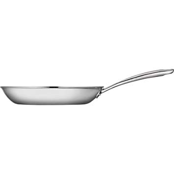 Tramontina 80116/546DS Stainless Steel Tri-Ply Clad Fry Pan, 12-inch, Made in China