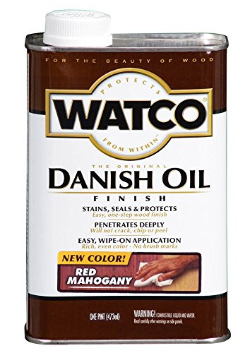 Rust-Oleum 214381 Watco Danish Oil, Red Mahogany