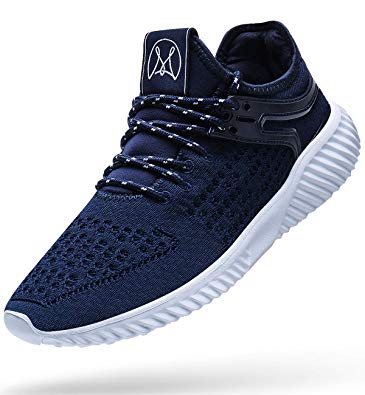 Wonesion Lightweight Sneakers for Men Breathable Tennis Athletic Casual Walking Shoes