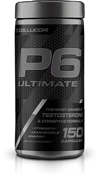 Cellucor, P6 Ultimate, Ergogenic Testosterone Support, 150 Capsules