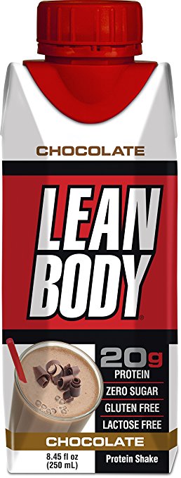 LABRADA - Lean Body Ready to Drink Protein Shake, Convenient On-The-Go Meal Replacement Shake for Men & Women, 20 Grams of Protein – Zero Sugar, Lactose & Gluten Free, Chocolate (Pack of 16)