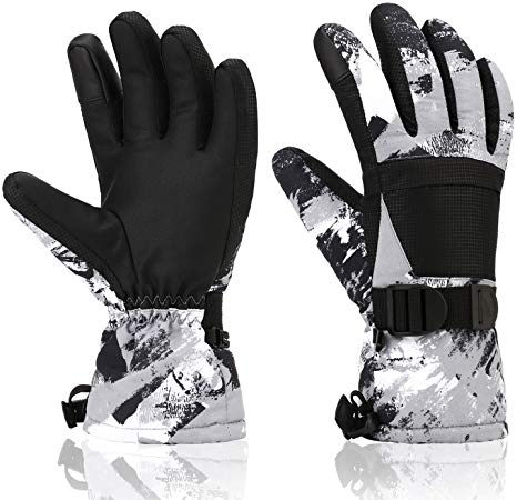 Ski Gloves, Yidomto Winter Waterproof Warm Touchscreen Snow Gloves Mens, Womens, Boys, Girls, Kids