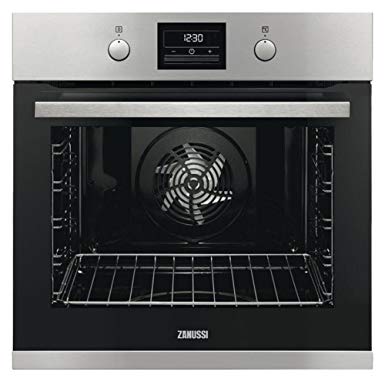 Zanussi ZOP37982XK Multifunction Single Oven With Pyrolytic Cleaning - Stainless Steel