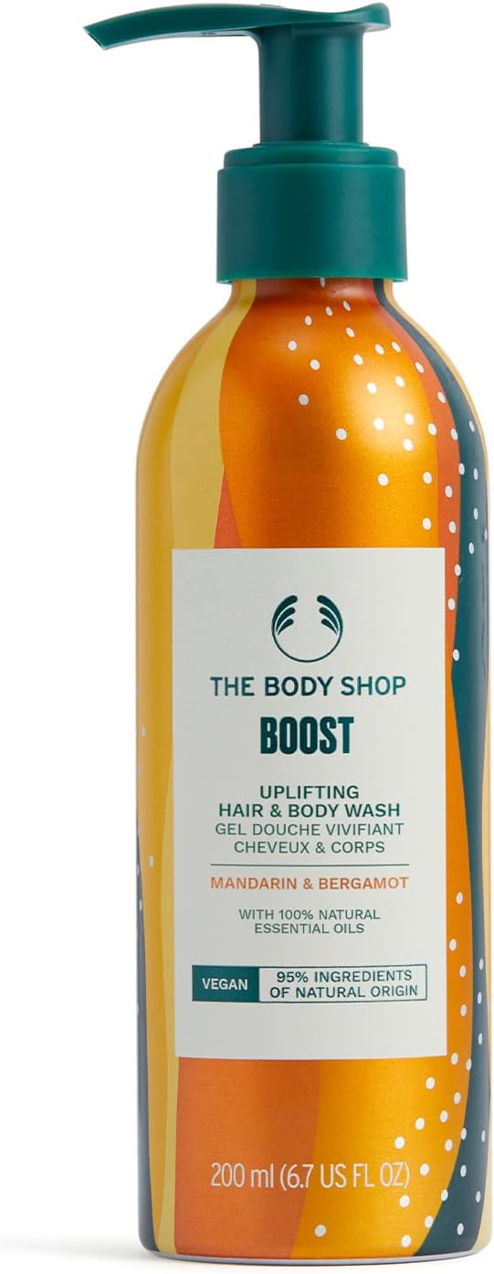 The Body Shop BOOST Uplifting Hair & Body Wash 200ml