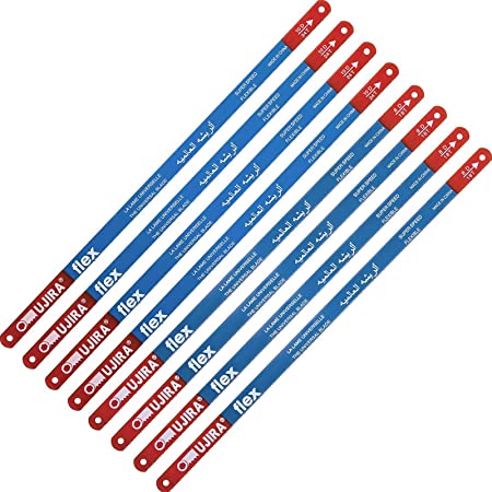 20 Pieces Hacksaw Replacement Blades Metal Cutting Hacksaw Blades with 18 Teeth and 24 Teeth Per Inch