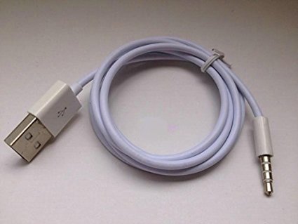 3.5mm White Replacement USB Cable Cord Charger For Beats By Dre Studio Wireless headphones