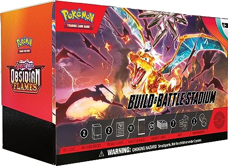 Pokemon Scarlet & Violet 3 Obsidian Flames Build & Battle Stadium