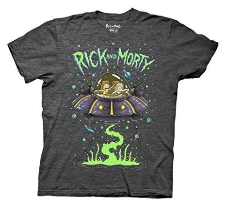 Ripple Junction Rick and Morty Ship Dumping Adult T-Shirt