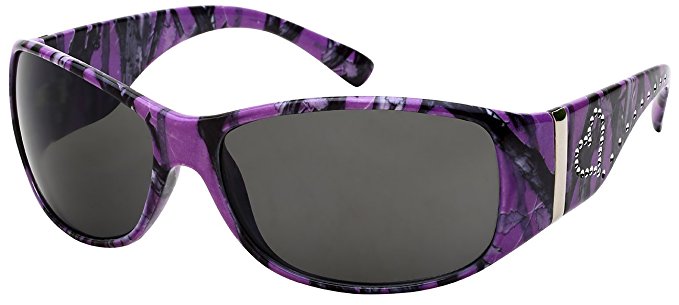 Edge I-Wear Women's Wrap Style Sunglasses with Camo Design