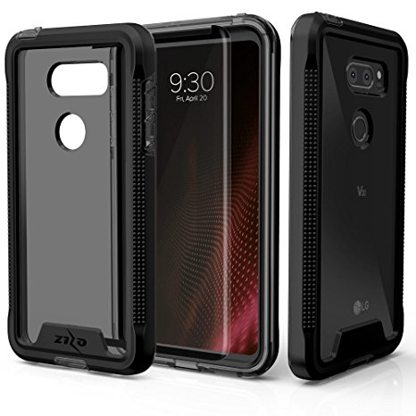 LG V30 Case - Zizo [ION Series] with FREE [LG V 30 Screen Protector] Transparent Clear [Military Grade Drop Tested]