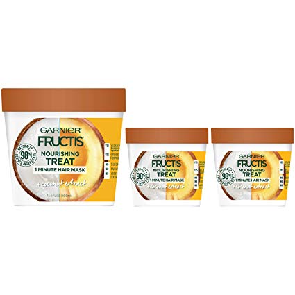 Garnier  Fructis Coconut Hair Treat Masks (Packaging May Vary) 1 Kit