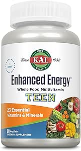 Kal Enhanced Energy for Teens Tablets, 60 Count