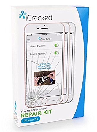 iCracked iPhone 6S Screen Replacement Kit (AT&T/Verizon/Sprint/T-Mobile) - Retail Packaging - White