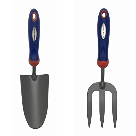 Spear & Jackson 2058NS Select Carbon Steel Hand Trowel & Spear & Jackson 2053NS Select Carbon Steel Weed Fork Bundle