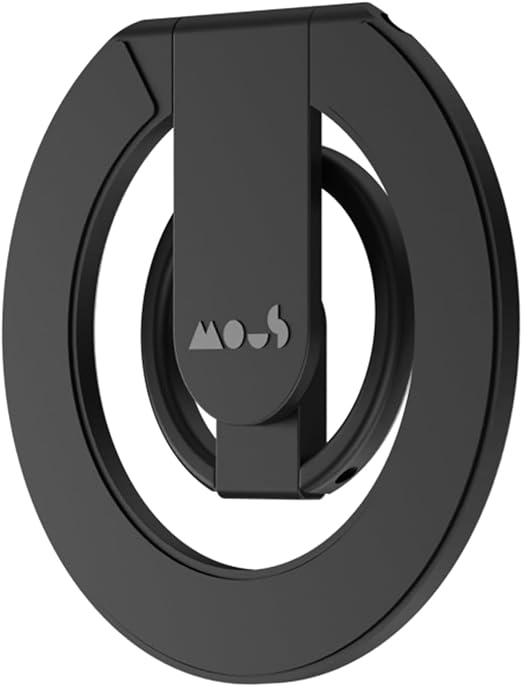 Mous Magnetic Phone Grip and Stand MagSafe Compatible - Cell Phone Ring Holder and Kickstand Accessory