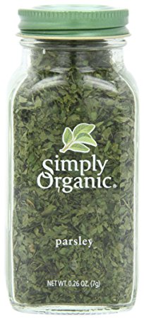 Simply Organic Parsley Flakes Cut & Sifted Certified Organic, 0.26 Ounce Container