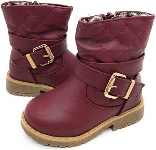 Blue Berry EASY21 Girls Fashion Cute Toddler/Infant Winter Snow Boots