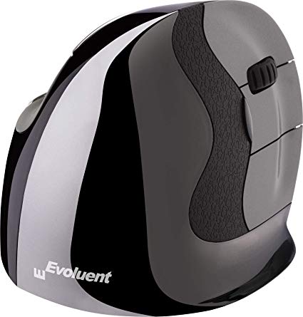 Evoluent VMDSW Vertical Mouse D Small Right Hand Ergonomic Mouse with Wireless Connection