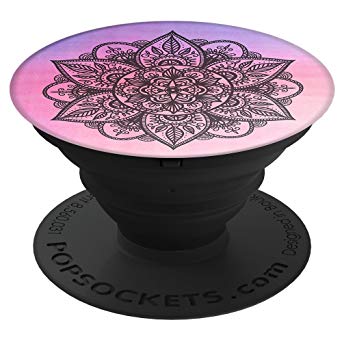 PopSockets: Collapsible Grip & Stand for Phones and Tablets - Charcoal Mandala