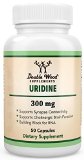 Uridine Monophosphate Choline Enhancer 300mg - 50 Capsules- Made in USA