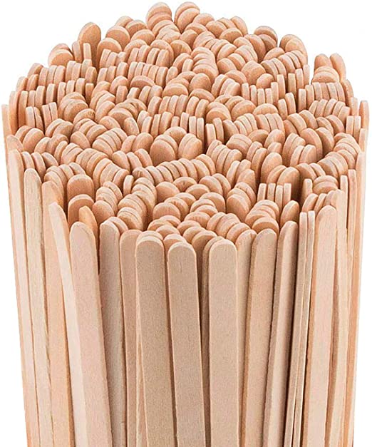 Daddy Chef Coffee Stirrers Sticks, Natural Birch Wood 1000 Count, 7.7", BPA Free Eco-Friendly Beverage Stirrers (7.7Inches / 1000PC)