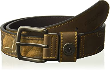 Realtree Men's Leather Comfort Casual Belt