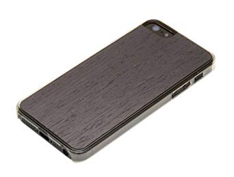 CARVED Wood Clear Case for iPhone 5 - Ebony (I5-CC1M)